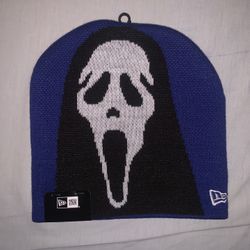 Supreme New Era Ghost face Beanie Blue 