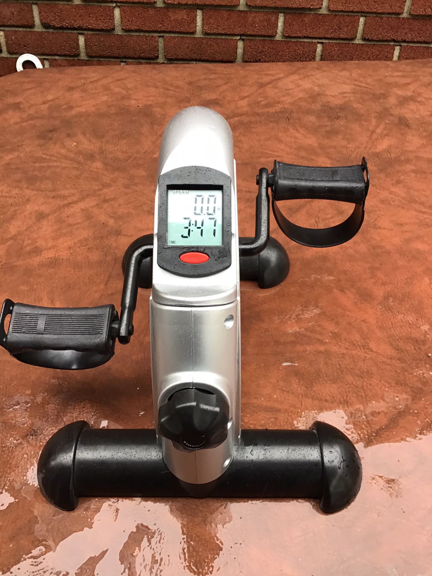 Vive Pedal Exerciser - Stationary Exercise Leg Peddler - Low Impact, Portable Mini Cycle Bike for Under Your Office Desk - Slim Design for Arm or Foo