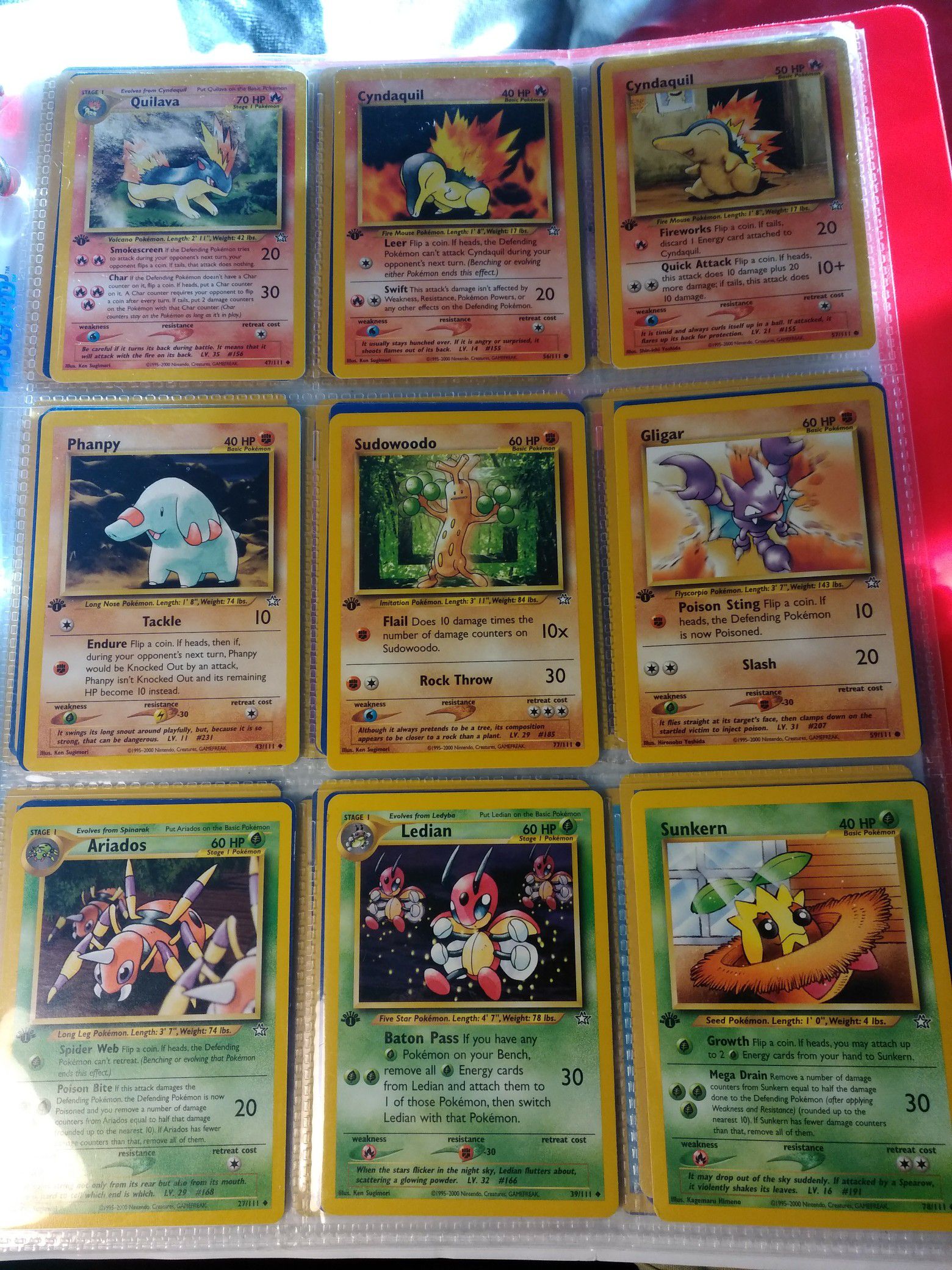 POKEMON 1ST EDITION NEO AND MIXED