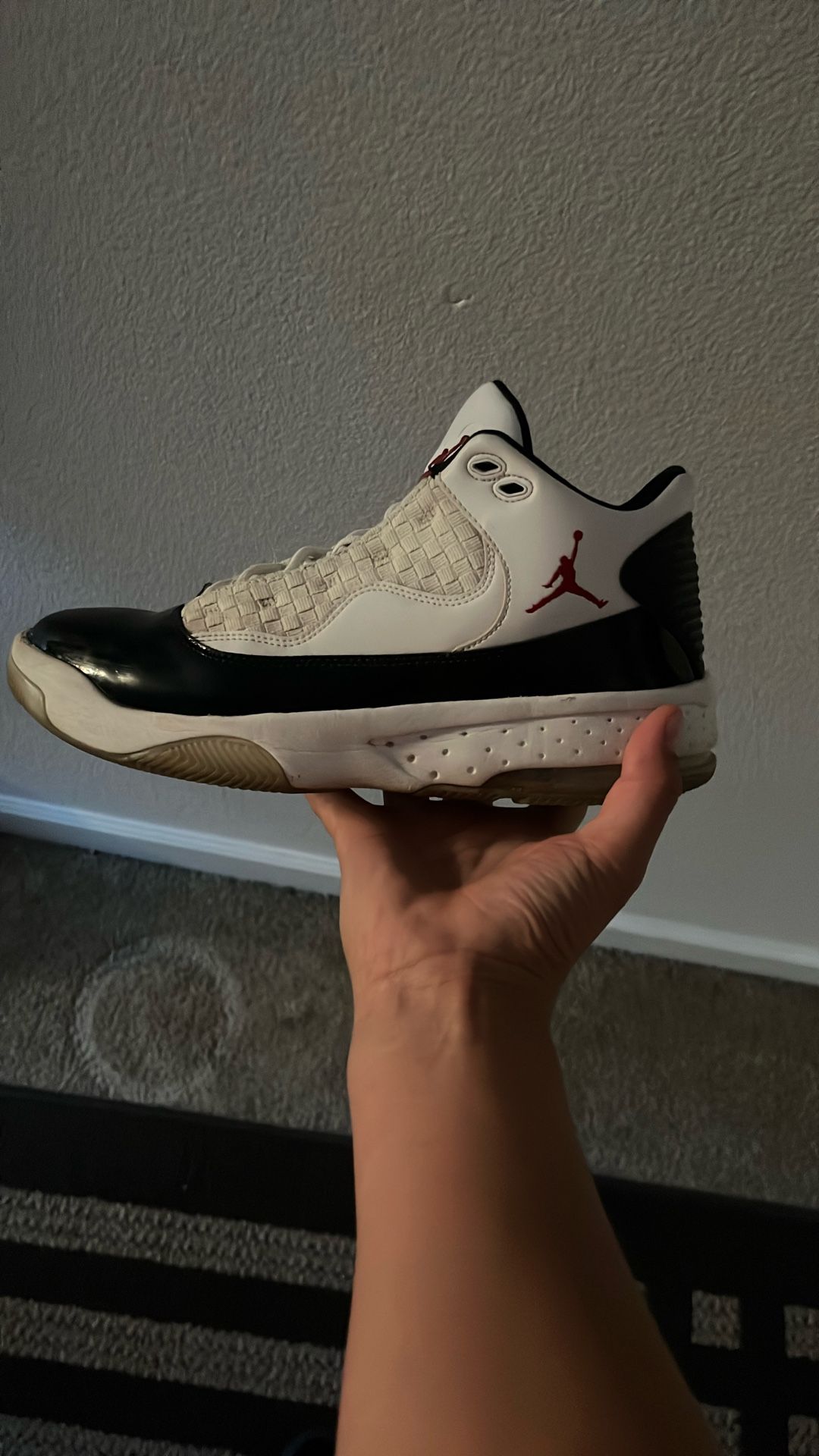 Air Jordan black-and-white