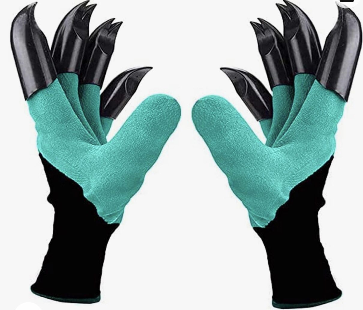 Two Pairs Finger Digger Garden Gloves. Best Seller