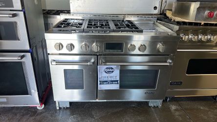 JENN AIR 48”WIDE ALL GAS RANGE STOVE STAINLESS STEEL