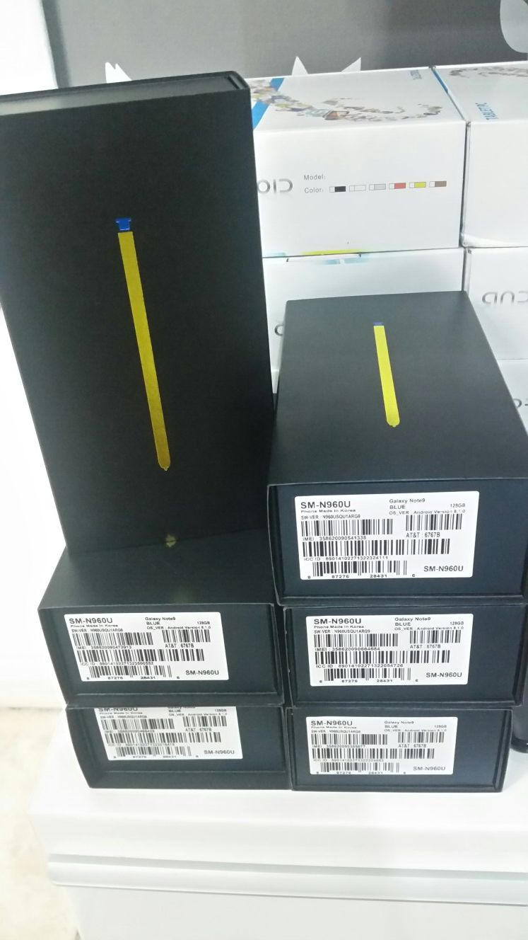 SAMSUNG GALAXY NOTE 9 128GB BLUE FACTORY UNLOCKED METROPCS - TMOBILE - CRICKET - ATT - VERIZON - ANY COUNTRY - CLEAN IMEI BRAND NEW SEALED IN BOX