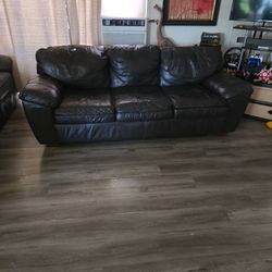 leather sofa