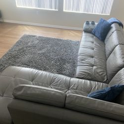 Italian Leather Sectional 