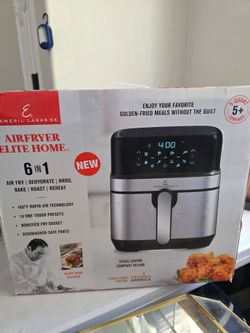 Emeril Lagasse AirFryer Elite Home 6-in-1 5-Quart New