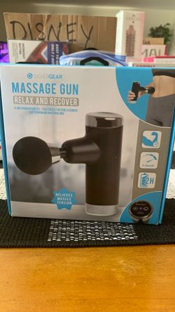 Silver gear massage gun