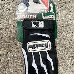 Franklin Batting Gloves Youth Medium