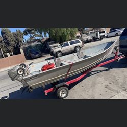 12 Ft Klamath Aluminum Fishing Boat 