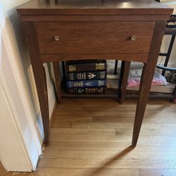 Antique Sewing Machine Table 