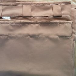 Beige Blackout Curtains 