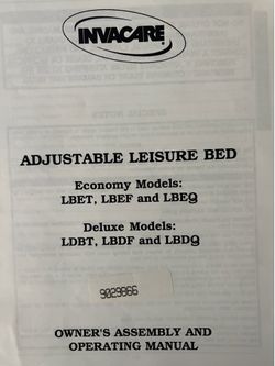 Electric Bed Twin Size (XL)