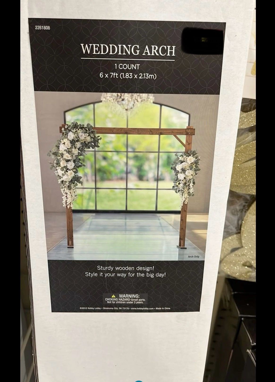 Wood Wedding Arch
