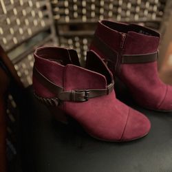 Burgundy Boots 