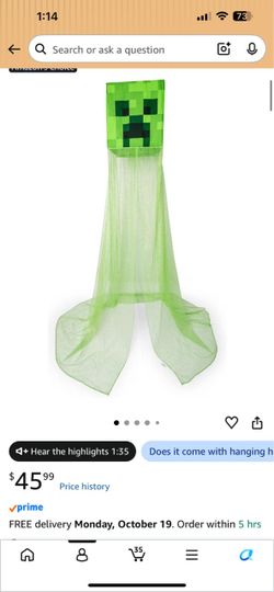 Minecraft bed canopy