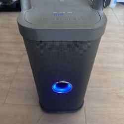 Brookstone Big Blue Party Bluetooth Speaker  With CHARGER - TESTED & WORKING!