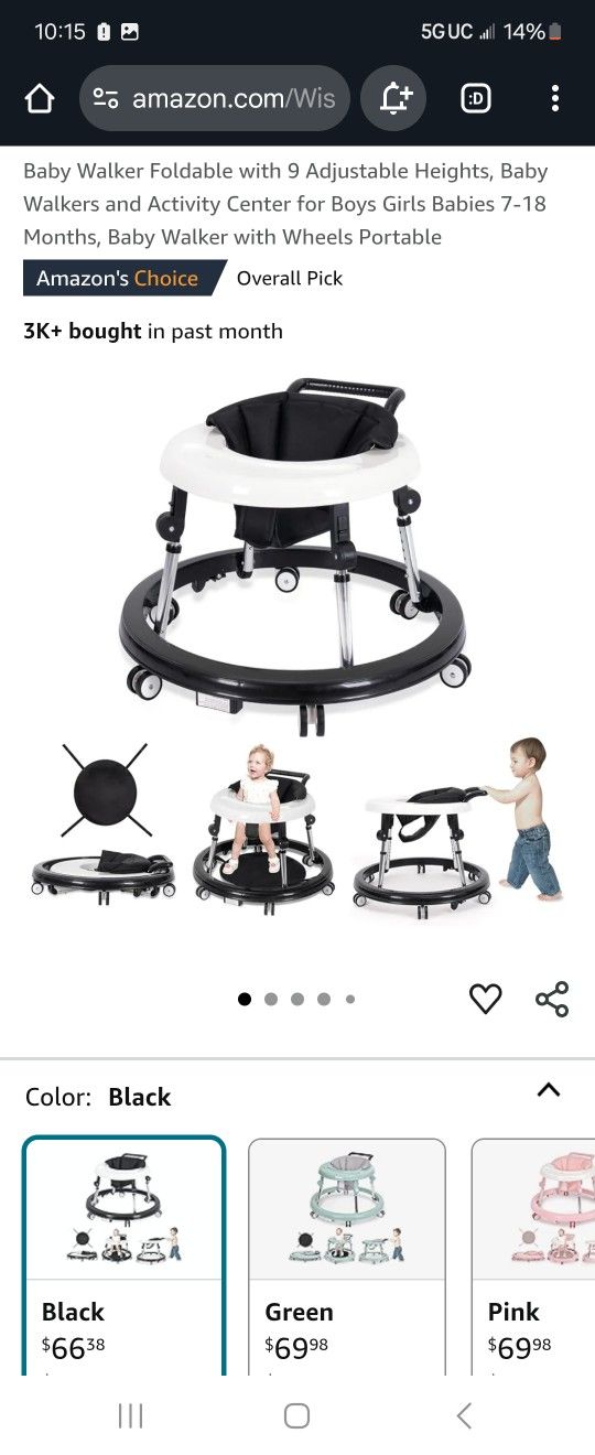 Baby Walker Foldable