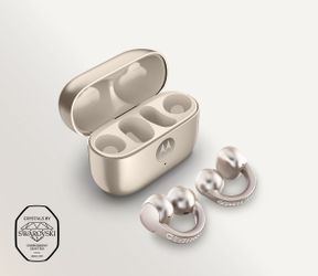 Motorola Moto Buds Loop (Swarovski Crystal Edition) – Sound by Bose Great gift for the women in your life
