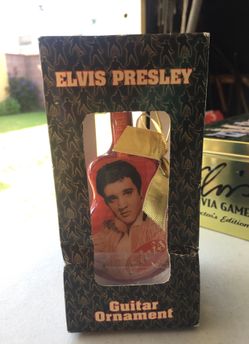 Elvis Presley Guitar Ornament