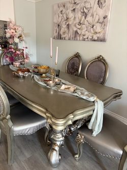 dining table with 7 chairs