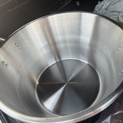 Cazo para carnitas Nuevo.. new never used  25” inch wide  14” deep  Caserola redondo STAINLESS STEEL CONSTRUCTION