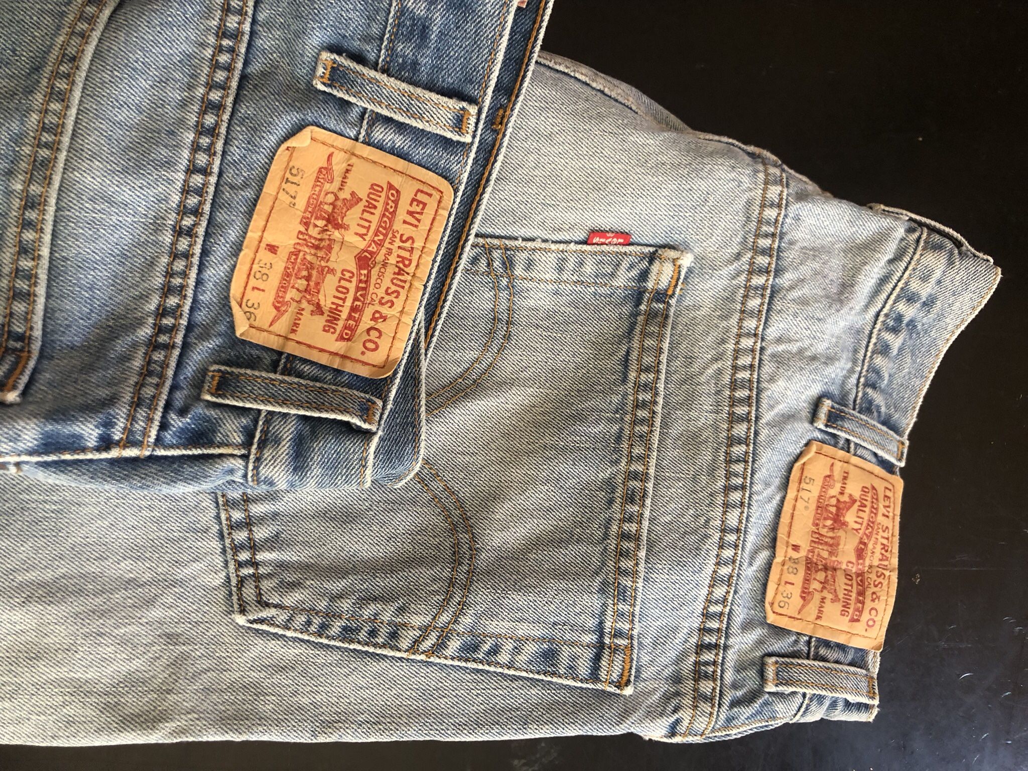 Levis 517 “BOOT CUT” Jeans (Men’s Size 38x36)