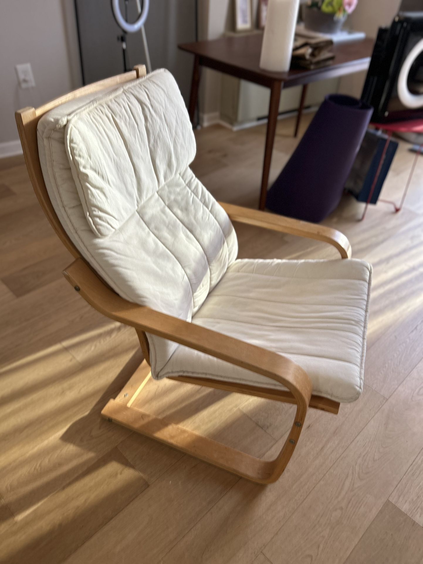 Ikea Poang Chair (White)