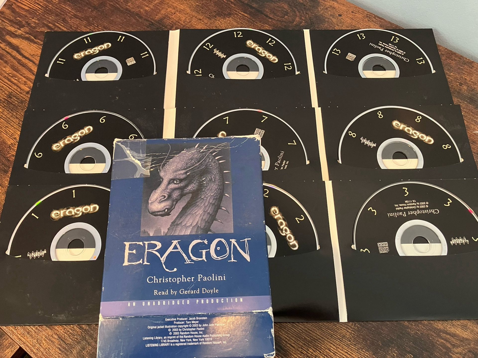 Eragon Audio Book CD