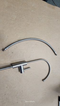 ALFI Brand AB5008 Modern Solid Stainless Steel Goose Neck Water Dispenser (Open Box / Missing Parts)