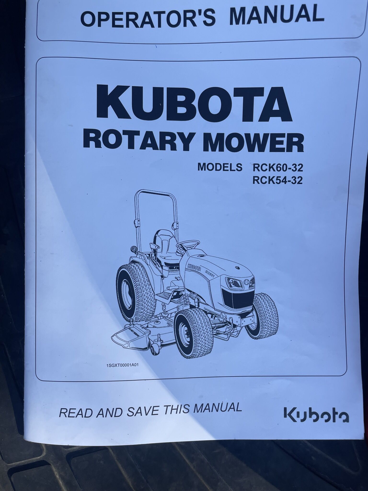 Kubota Rotary Mower. RCK60-32