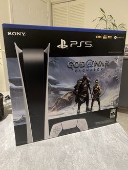 PlayStation 5 PS5 Digital Edition Console God of War Ragnarok Bundle!