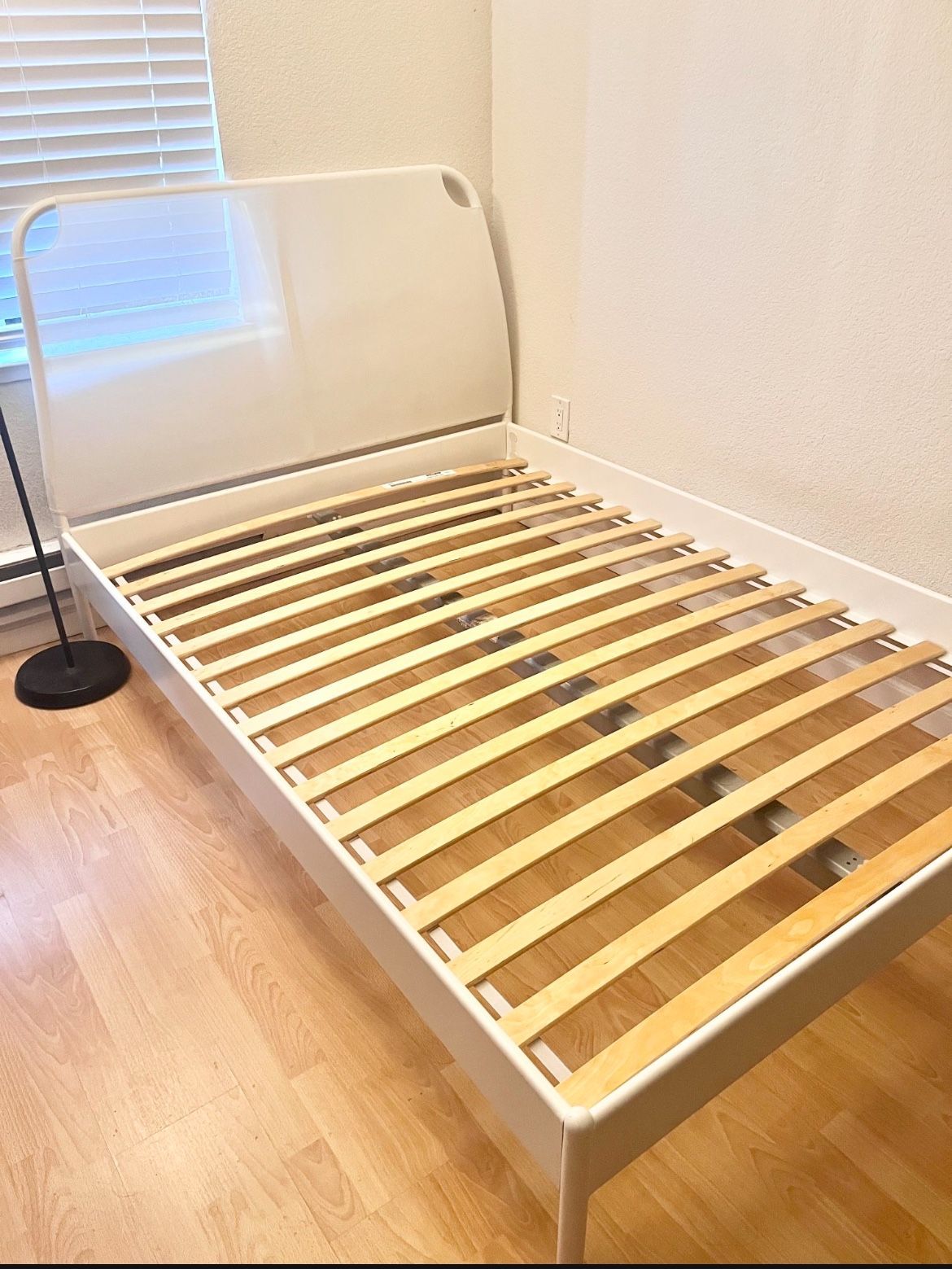 Moving Sell- Ikea Full Size Bed & Free Mattresses- price negotiable