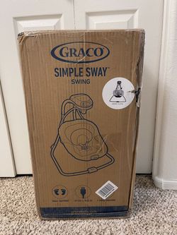 Brand New Graco Abbington Simple Sway Swing Simple Sway 6 Speeds Plush Vibration