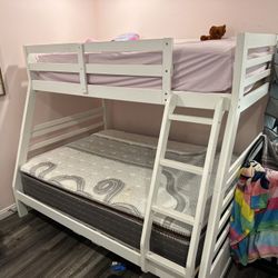 Bunk Bed Full And Twin Anti Allergenic Bamboo