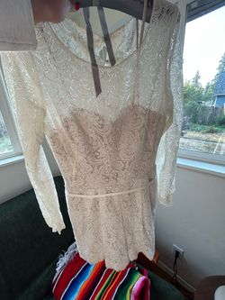 Ivory, bridal style, romper BHLD
