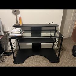 Glass desk 