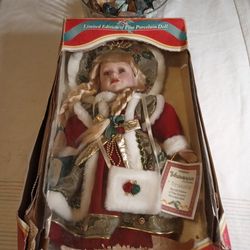 Nv Used Vanessa Collection Timeless Treasures Special Limited Edition Fine Genuine Porcelain Doll