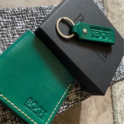 Men’s Italian Leather Wallet& Key Chain