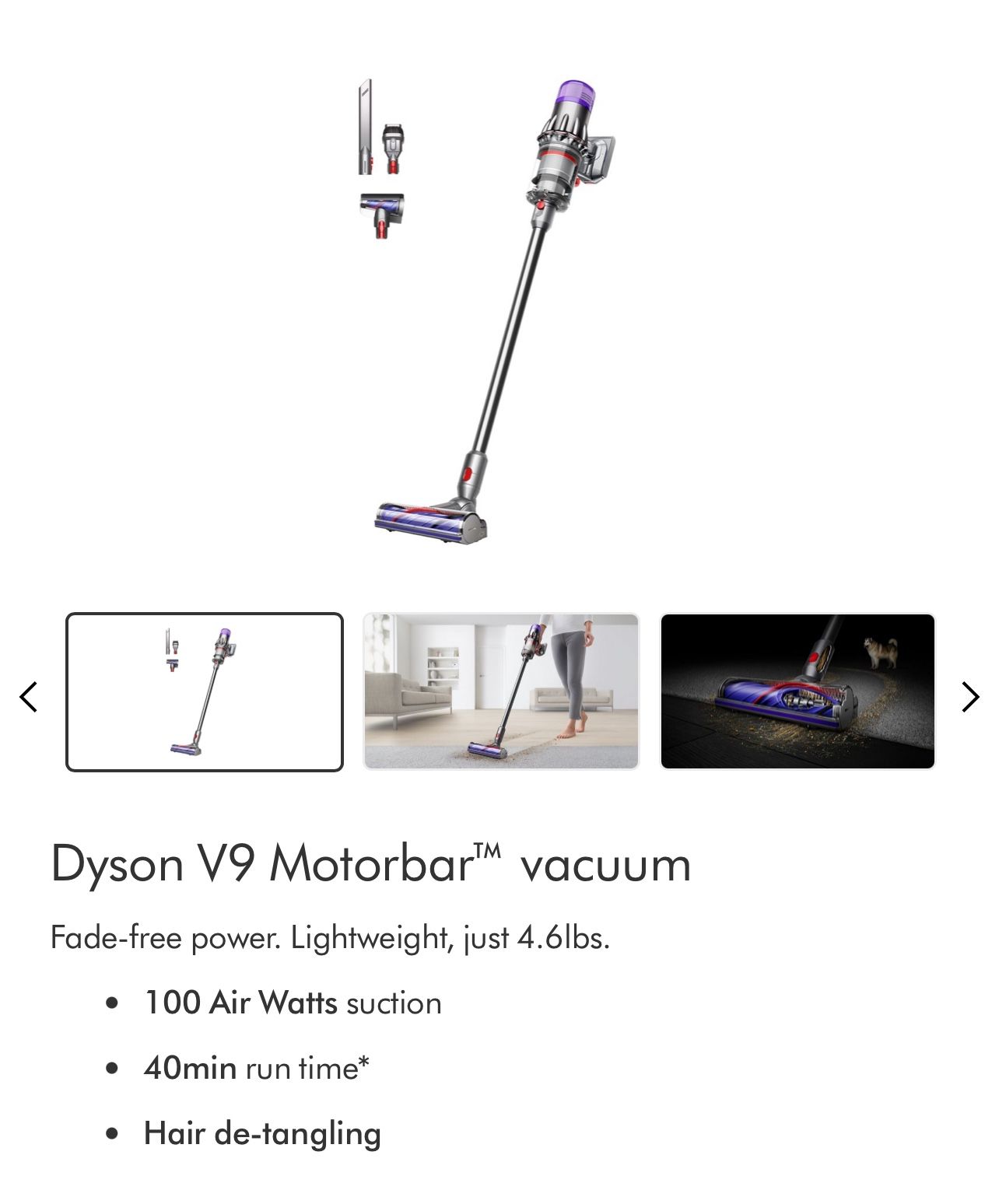 Dyson V9 Motorbar™ vacuum