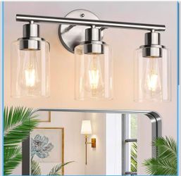 3-Light Bathroom Light Fixtures