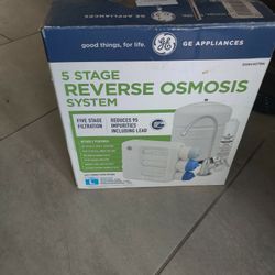 GE 5 Stage Reverse Osmosis System