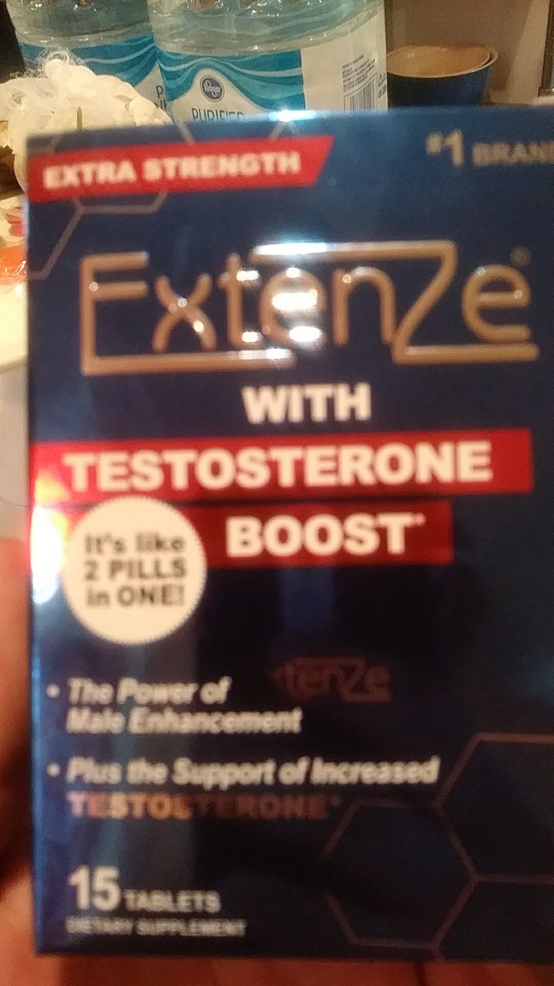 Extenze with testosterone boost 15 tablets