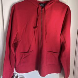 Women’s Red Sonoma Zip Up Jacket