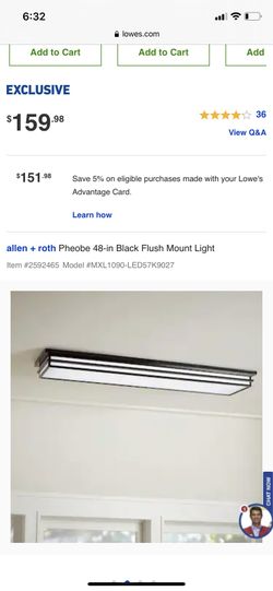 Led Flushmount Light Fixture