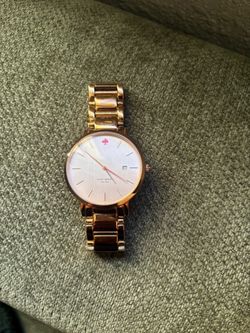 Kate Spade Gramercy Grand Rose Gold Watch 1YRU0641 – New Battery