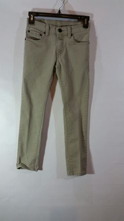 Boy's Levi's 510 khaki denim pants size 25×26