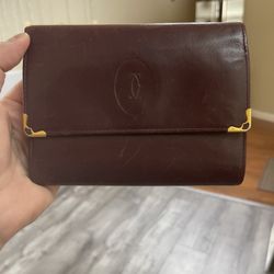 Authentic CARTIER Paris Vintage Wallet • Gold Hardware • $800 Retail
