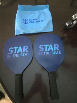 Pickel Ball Paddles. Pair And Bag.