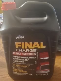Peak Final Charge Pro-Series 50/50 Pre Diluted Antifreeze/Coolant 1 Gallon
