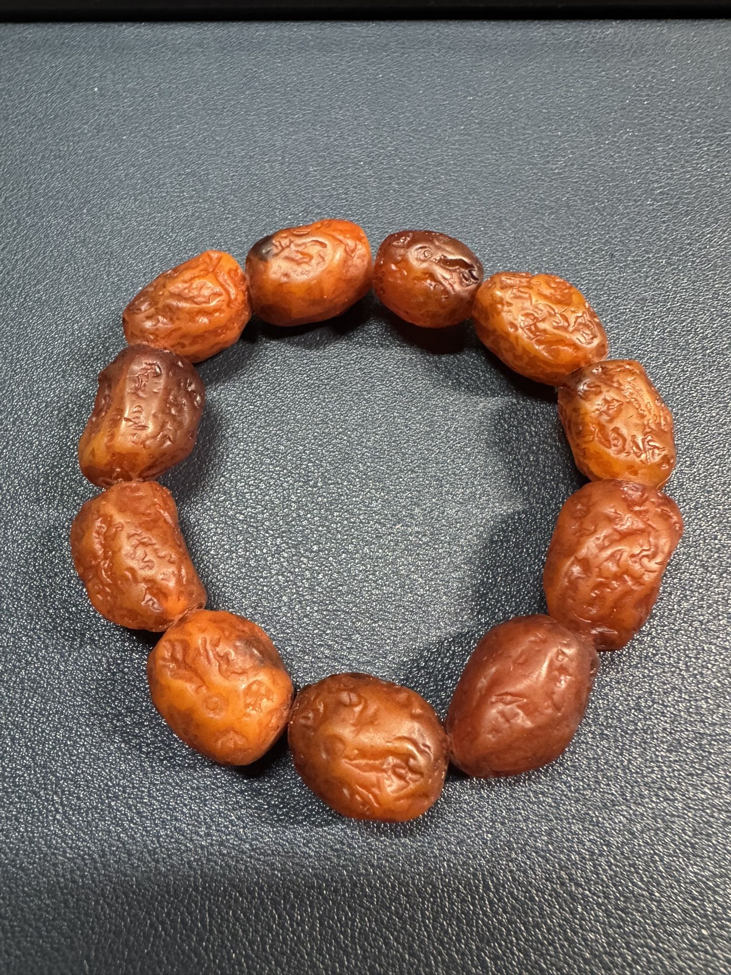 Beeswax Amber Bracelet